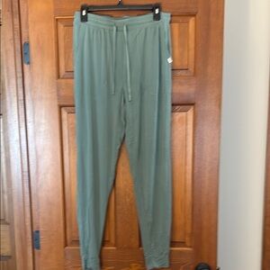 GAP Green Pajama Pants Soft Knit Relaxed Fit